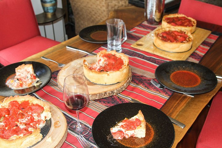 Traveling Spoon Chicago-Style Deep Dish Pizza Private Online Cooking Class  - Photo 1 of 6